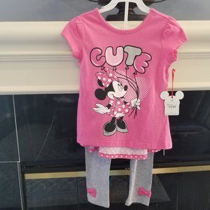 New Minnie Mouse Matching Shirt/Pant